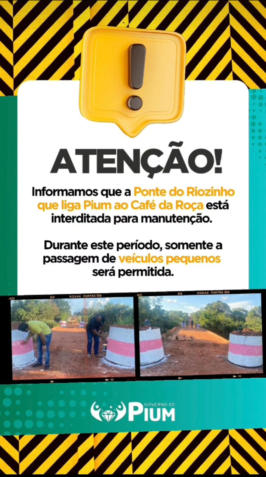 Após solicitação de Dr. Danilo, obras de recuperação da ponte sobre o Riozinho em Pium são iniciadas